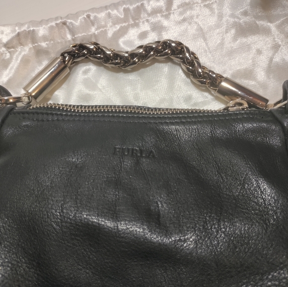 Furla Hand/Shoulder Bag black Genuine Leather - Picture 2 of 8
